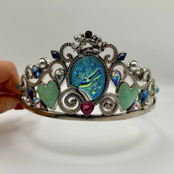 Disney Parks Cinderella Jewel Tiara Crown One Size Dress Up Fairy Tale Princess - Picture 1 of 6